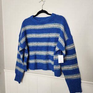 SPIRITUAL GANGSTER Wool Stripe Sweater NWT